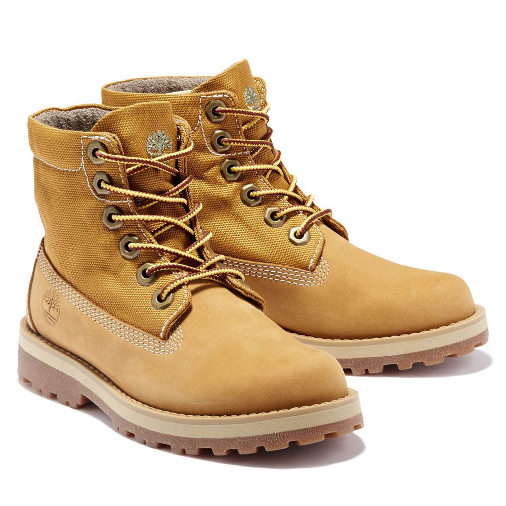 Zapatillas Timberland Niños Junior Courma Roll-Top Boots Marrones - Chile OAF-427583